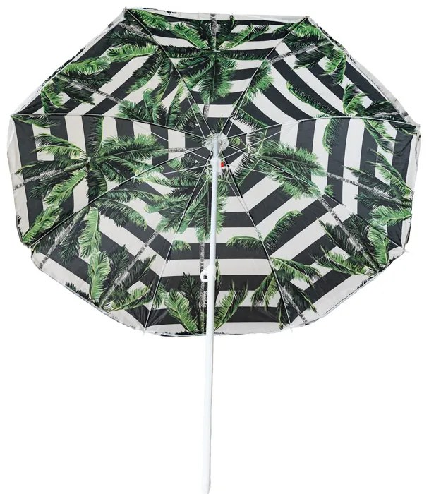 Parasol PALMA 180 cm, czarno-biały
