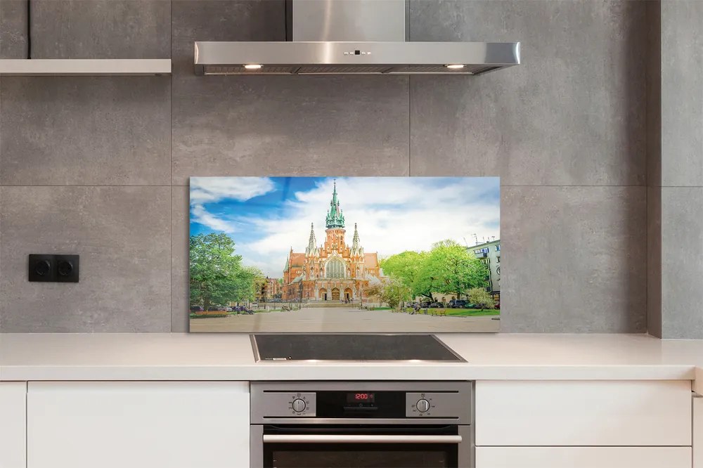 Szkło do Kuchni na Ścianę Katedra Wawelska