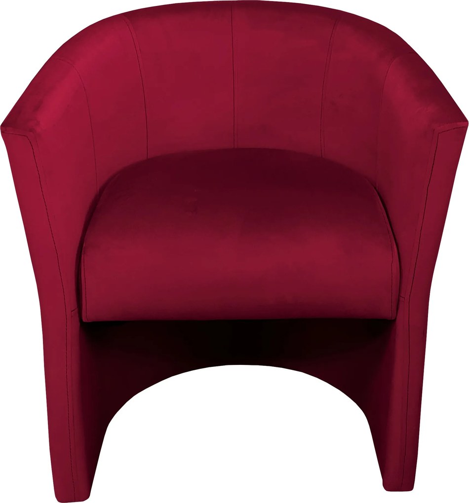 Fotel CLUB tkanina Welur elegancki fotel tapicerowany do salonu i gabinetu : Kolor tkaniny - VELVET - MG31