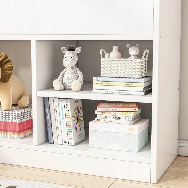 Regał na książki i czasopisma dla dzieci – szafka na zabawki – stojąca biblioteczka