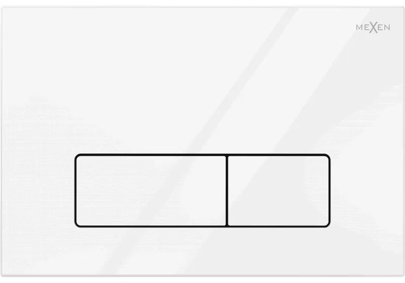 Mexen Fenix 13 przycisk spłukujący Slim, biały błyszczący - 601300