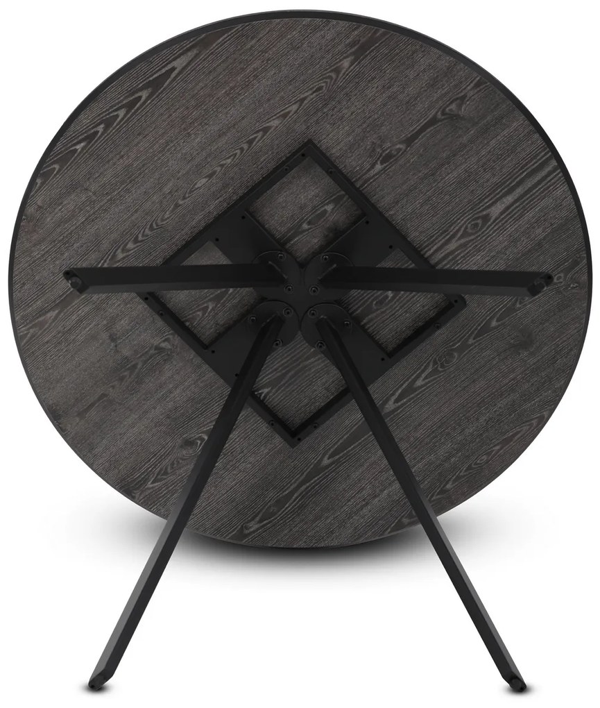 Okrągły stół do jadalni R5010 GREY, szary dąb