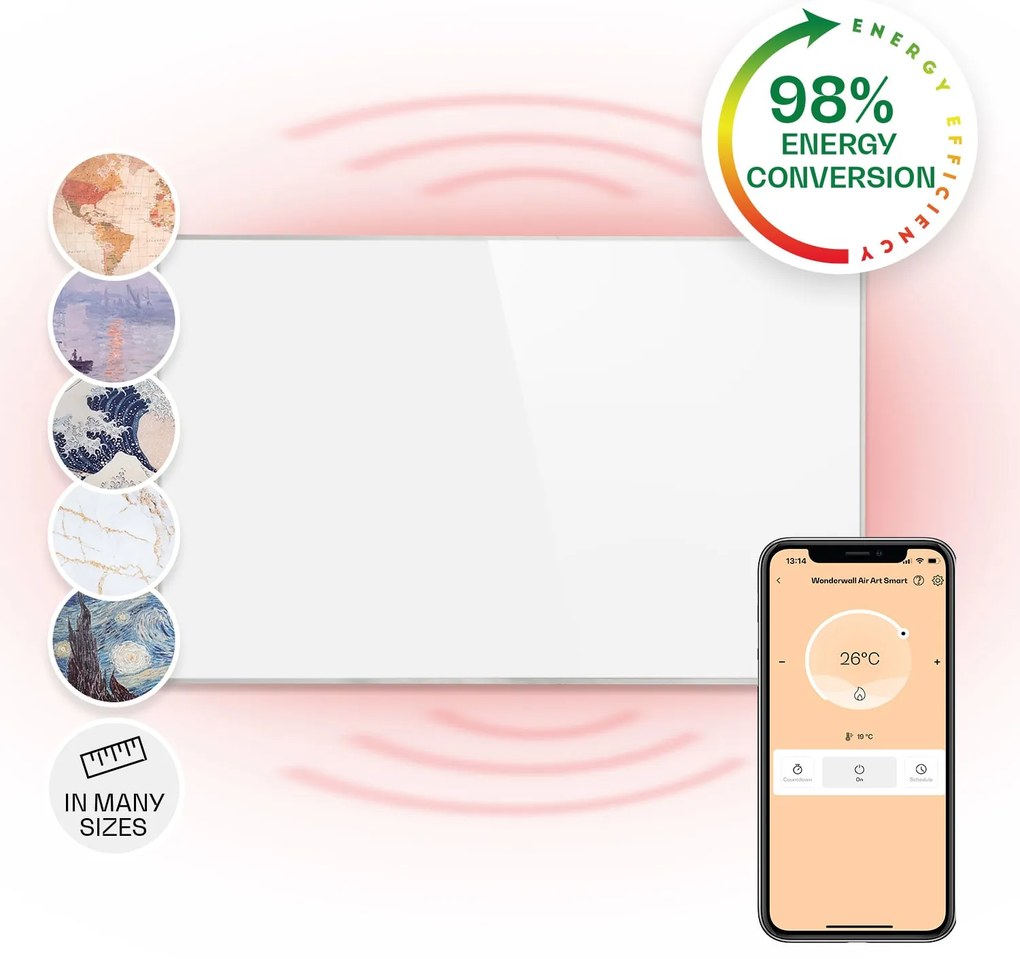 Klarstein Wonderwall Smart Panel grzewczy na podczerwień