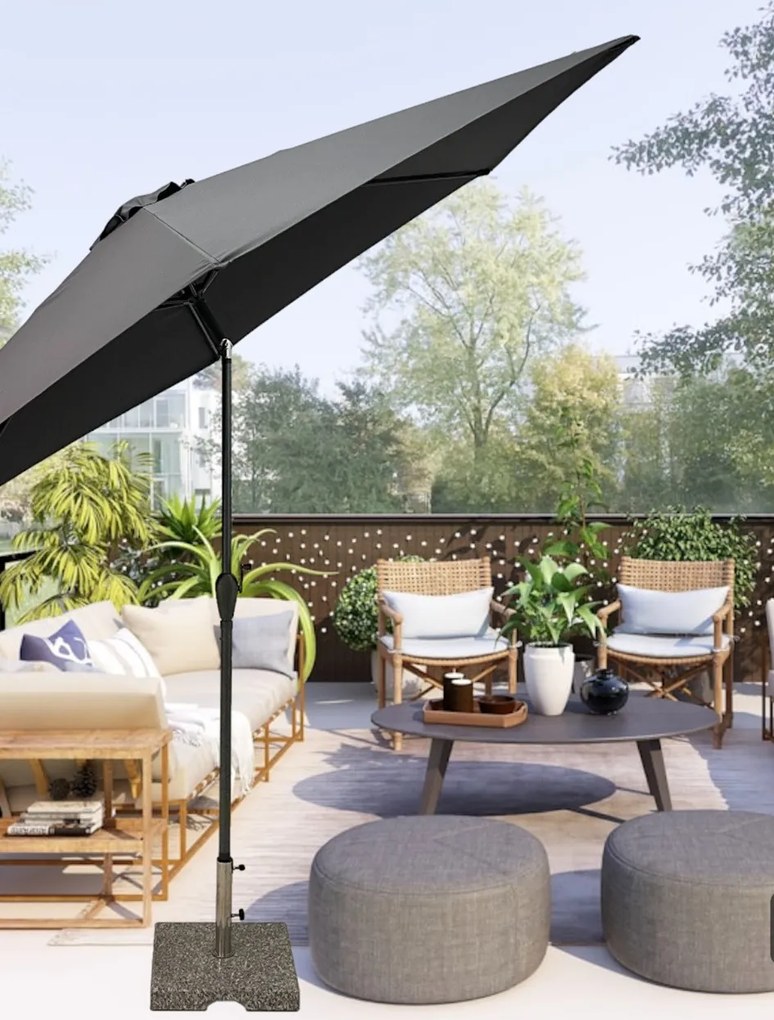 Doppler CITY parasol ogrodowy 300 cm antracyt