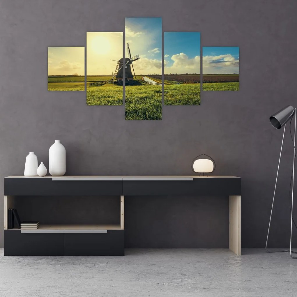 Obraz - Wiatrak (125x70 cm)