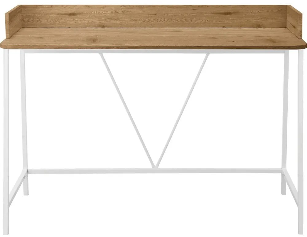 Biurko z blatem w dekorze dębu 50x120 cm Savona – Støraa