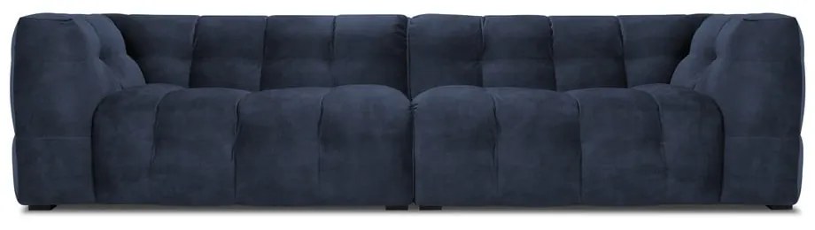 Niebieska aksamitna sofa Windsor &amp; Co Sofas Vesta, 280 cm