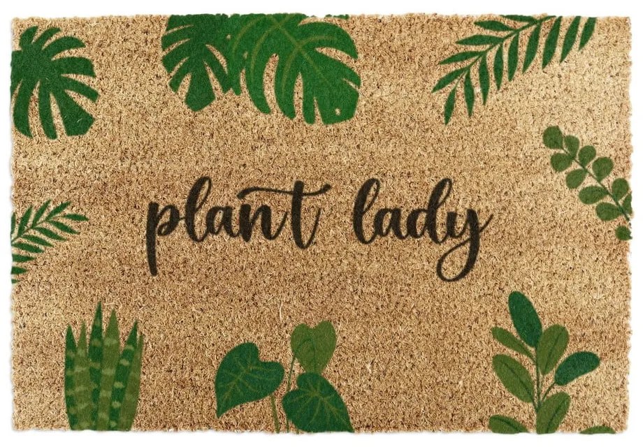 Wycieraczka z włókna kokosowego 40x60 cm Plant Lady – Artsy Doormats