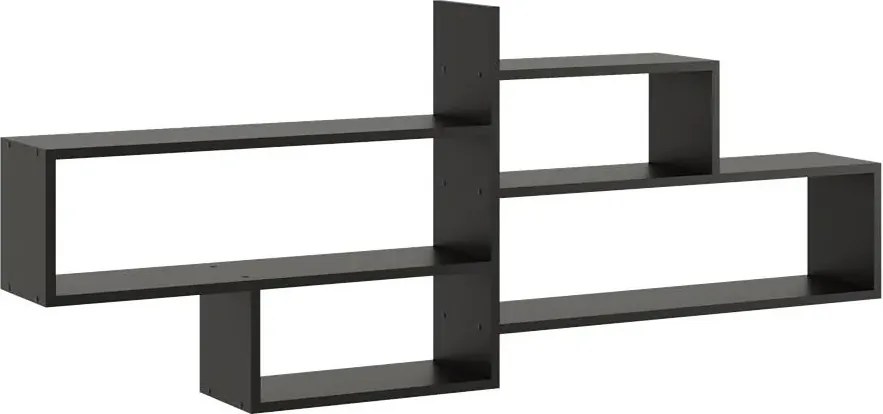 Czarna minimalistyczna półka wisząca G5-T15