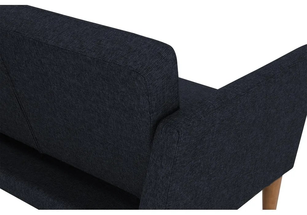 Ciemnoniebieska rozkładana sofa 205 cm Regal – Novogratz