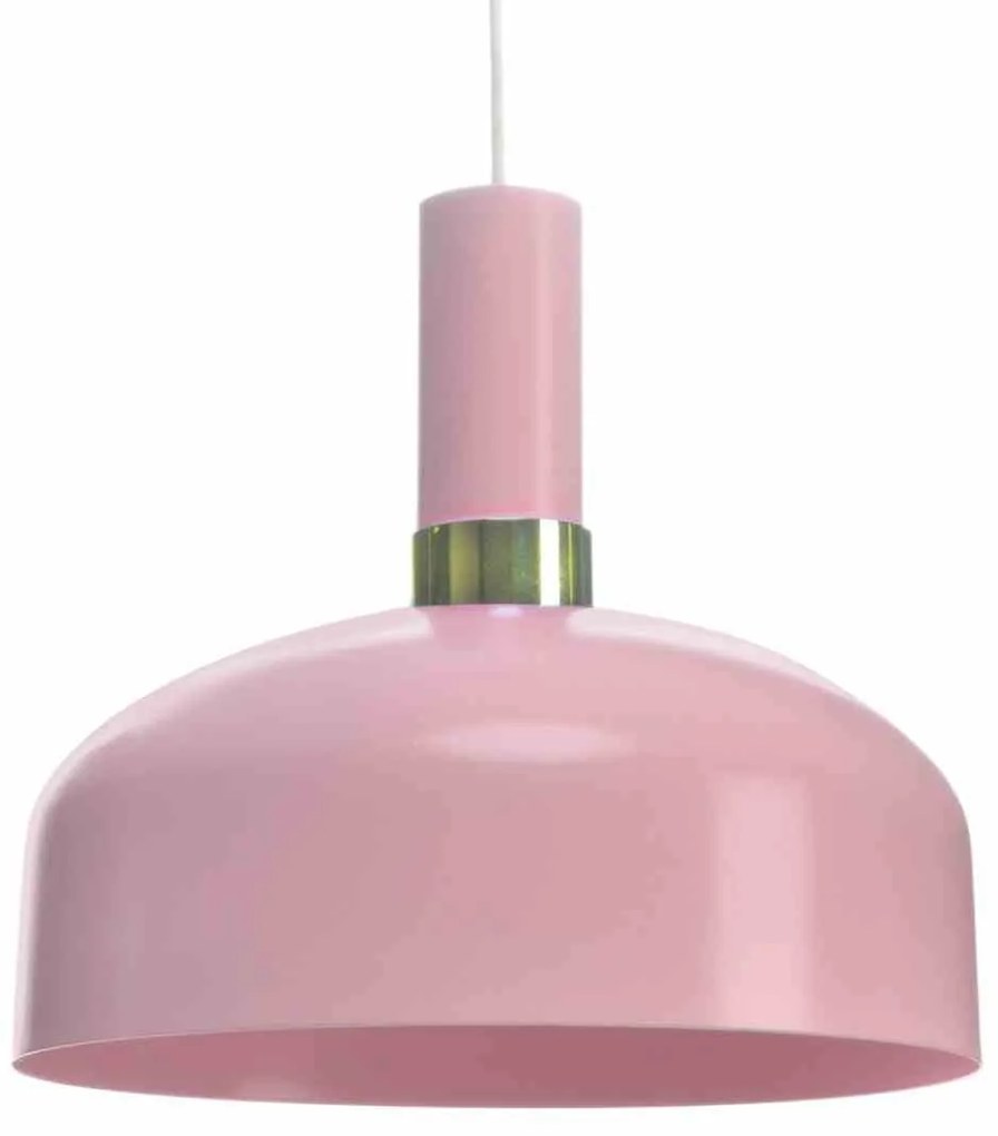 Lampa wisząca MALMO PINK 1xE27, różowa, pojedyncza,