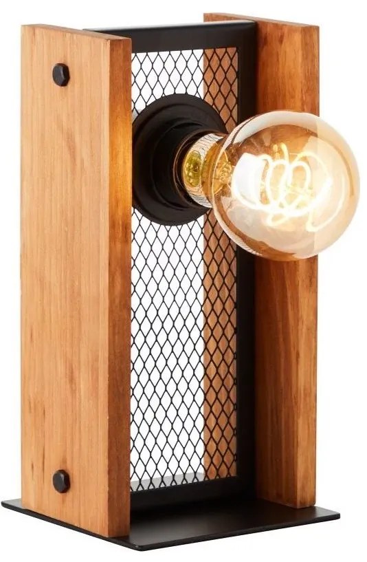 Brilliant - Lampa stołowa CALANDRA 1xE27/42W/230V sosna