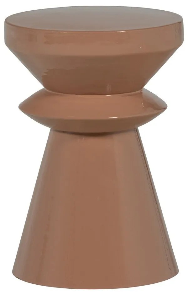 Metalowy stolik ø 30 cm Fedde – WOOOD