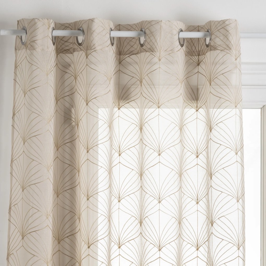 Firanka do salonu na przelotkach MIA, 140 x 240 cm