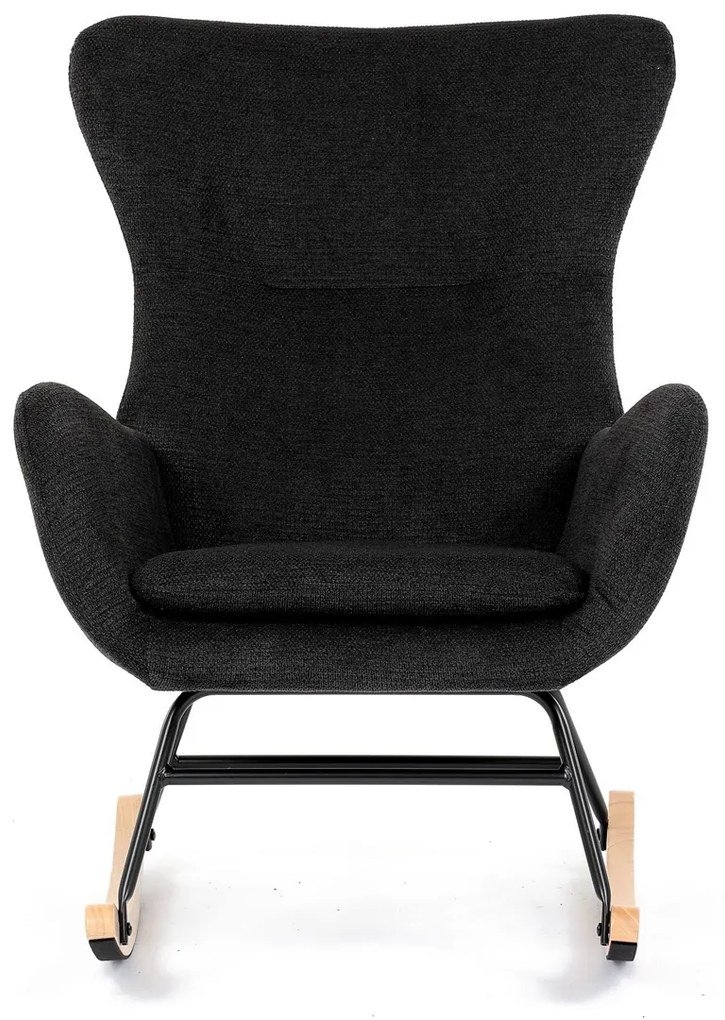 Fotel bujany BK2, czarny
