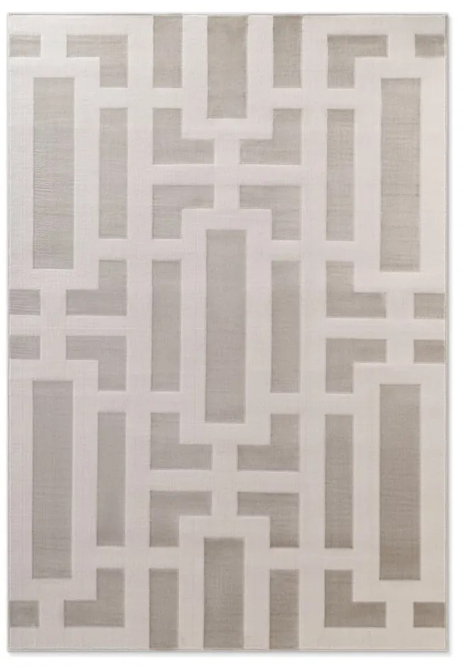 Szaro-kremowy dywan 200x280 cm Perles Onyx – Elle Decoration