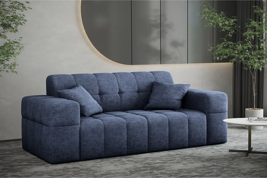 Sofa dwuosobowa NIMES, tkanina Perfect Harmony, Niebieski
