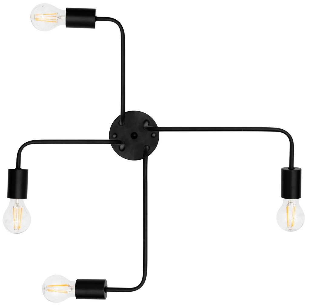 Lampa sufitowa/ścienna pająk Agaro 4
