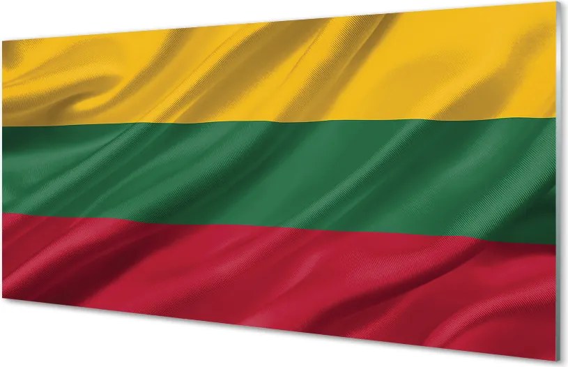 Panel szklany do Kuchni Narodowa Flaga Litwy