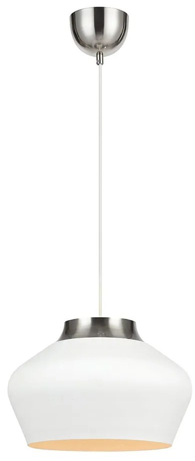 Biała lampa wisząca Markslöjd Kom