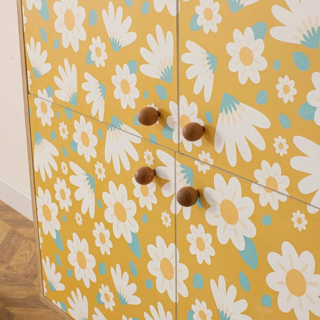 Szafka Posy White and Yellow