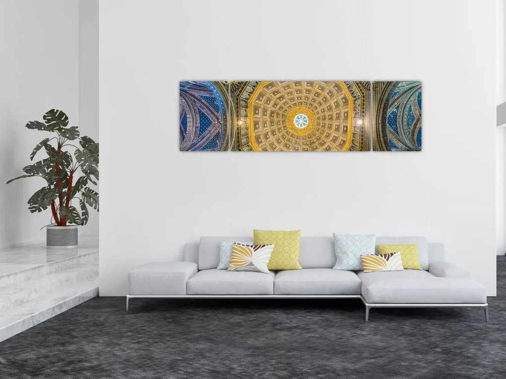 Obraz sufitu kościoła w Sienie (170x50 cm)