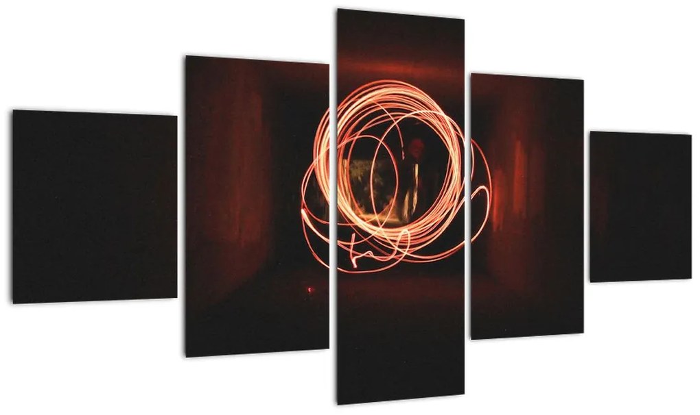 Obraz - linie w tunelu (125x70 cm)
