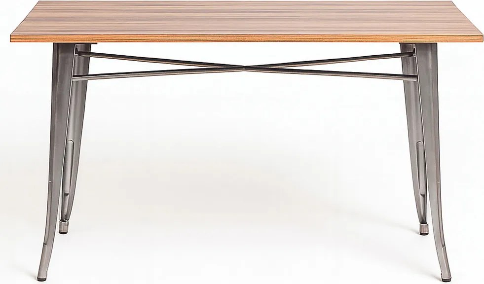Prostoktny stó z naturalnego drewna Torix 120 x 60 cm