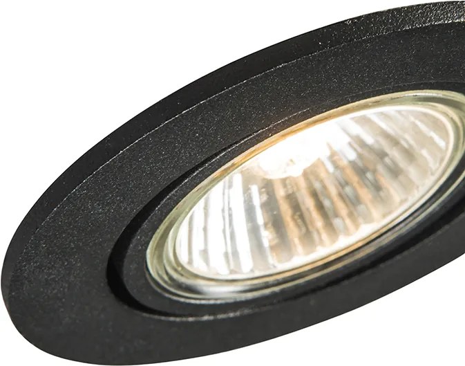 Inteligentny reflektor wpuszczany czarny regulowany z Wifi GU10 - Cisco