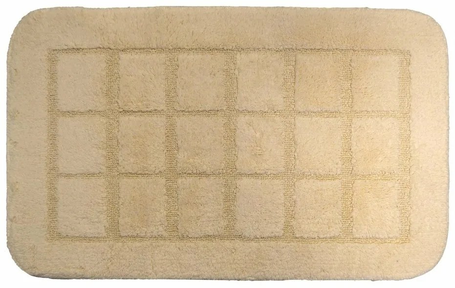 RIDDER 1712311 Delhi dywanik łazienkowy zantypoślizgowym spodem 50 x 80 cm, beżowy
