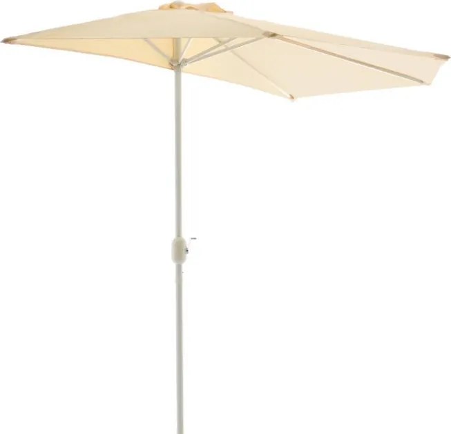 Półokrągły balkonowy parasol przeciwsłoneczny 2,7 m beżowy