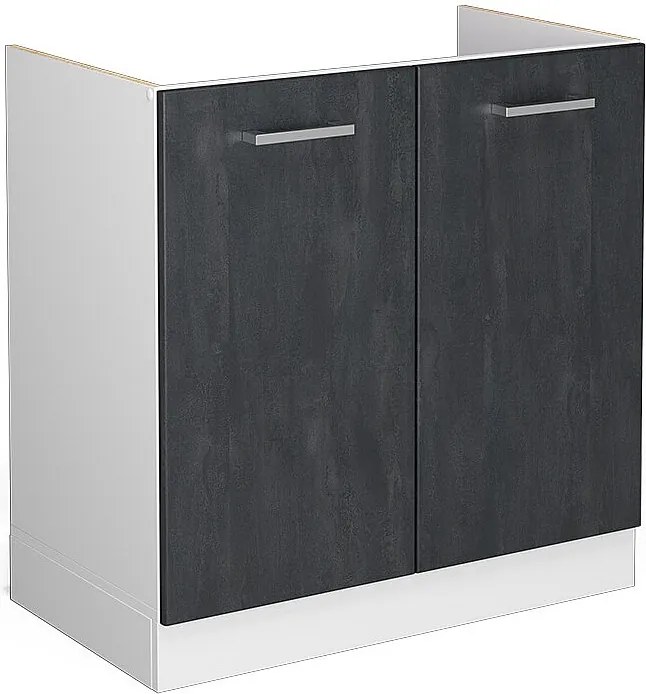 Szafka pod zlew czarny beton 80x46x81.6 r-line