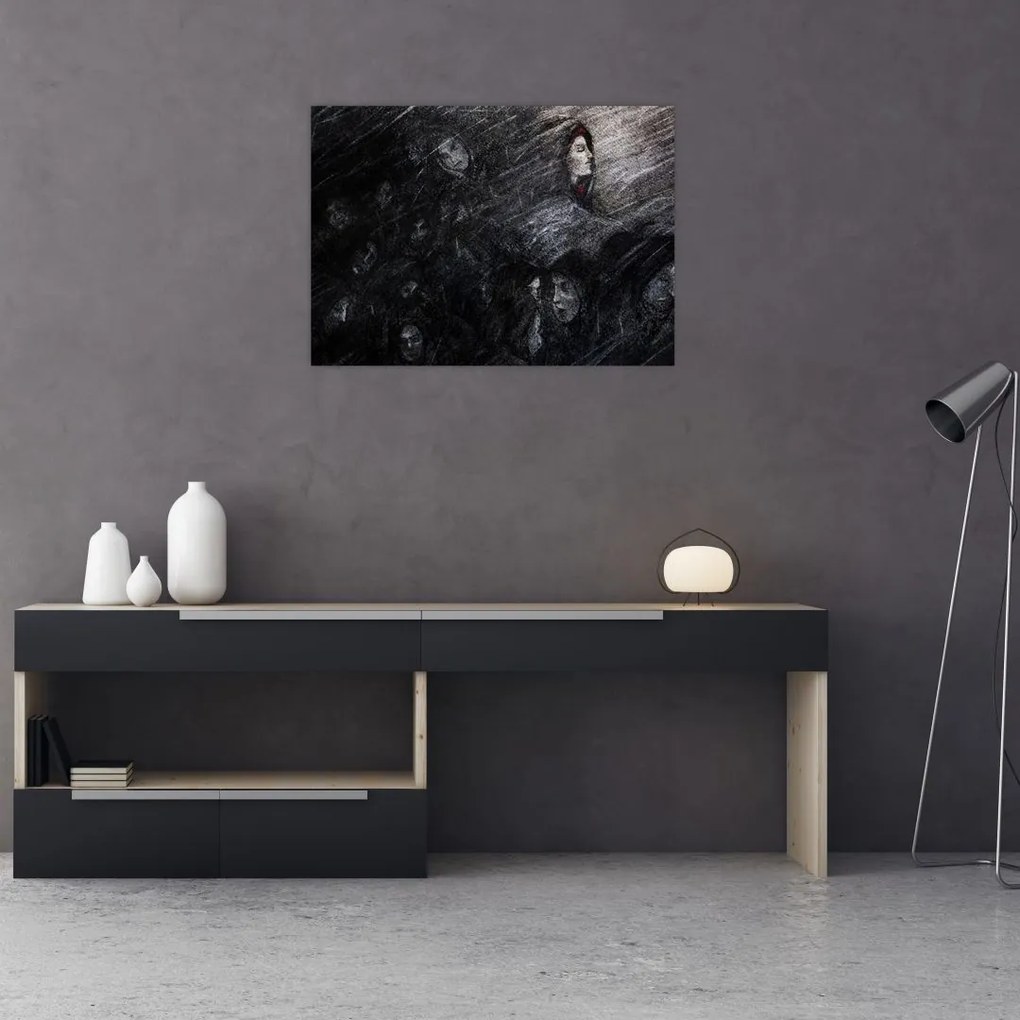 Obraz - Smutek i wyrzeczenie (70x50 cm)