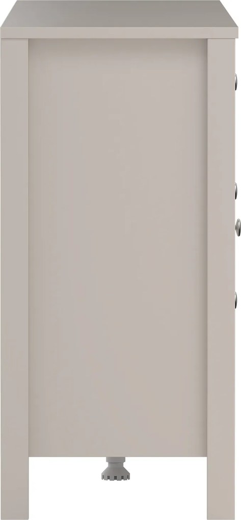 Komoda pokojowa z szafkami i szufladami Madrid 3+2, kaszmir mat