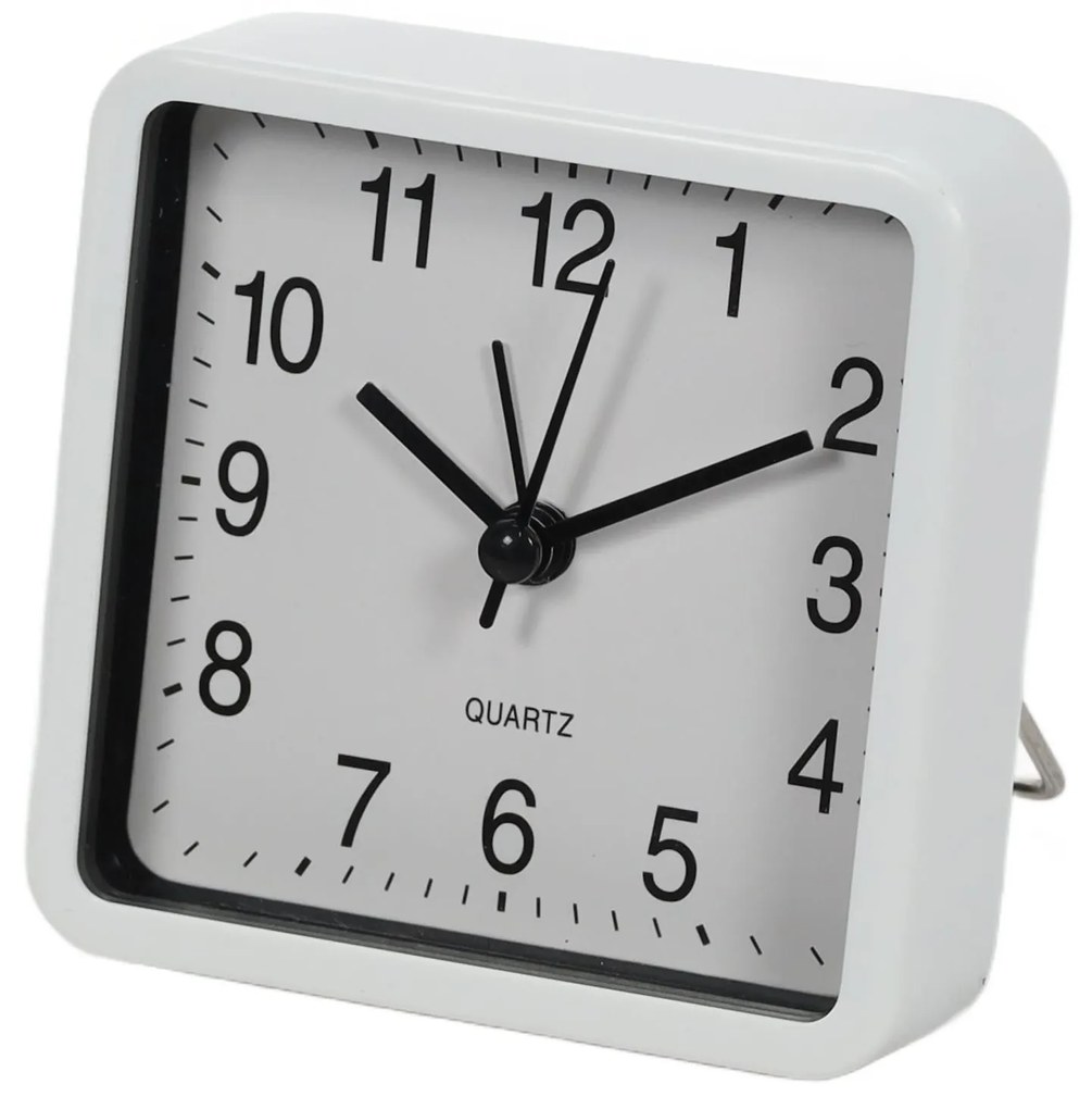 Cichy zegar stołowy do sypialni, budzik z mechanizmem QUARTZ