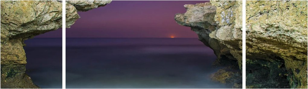 Obraz - klif morski (170x50 cm)
