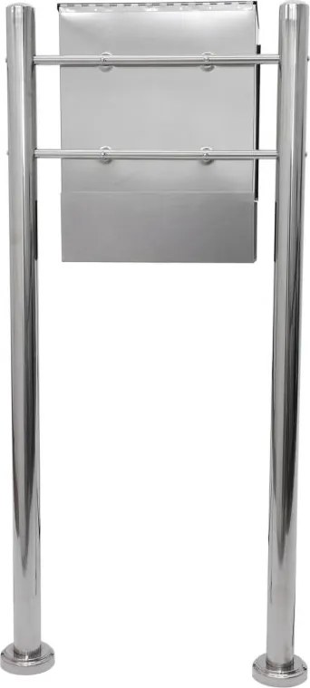 Skrzynka na listy stojąca ze stali nierdzewnej 120 cm