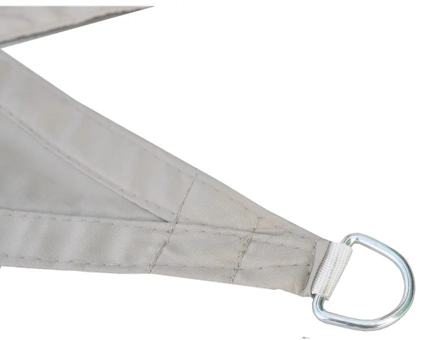 Beżowy żagiel przeciwsłoneczny 500x500 cm – Rojaplast