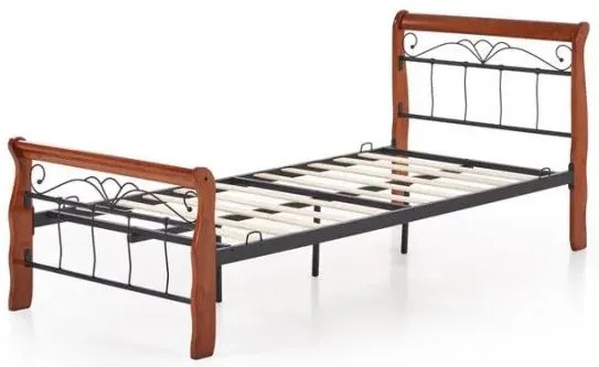 Łóżko VERONICA 90x200 czereśnia antyczna HALMAR