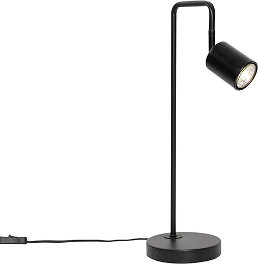 Nowoczesna lampa stołowa czarna regulowana - Java