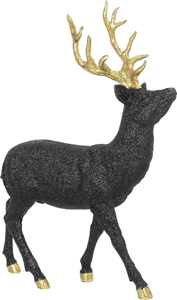 Figurka Deer 32x12x40 cm black