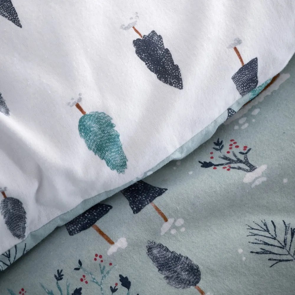 Flanelowa pościel dwuosobowa 200x200 cm Winter Scene – Bianca