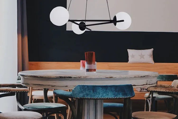 Nowoczesna lampa wisząca nad stół S856 N9-P06