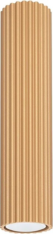 Lampa Sufitowa Minimalistyczny Karbon, Aluminium - 1 Źródło - L.6.5 X H.30 Cm - Złoty