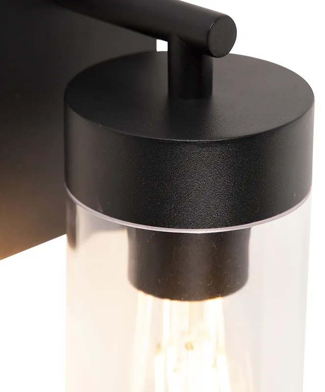 Zewnetrzna Nowoczesna lampa ścienna zewnętrzna czarna - Rullo Nowoczesny Oswietlenie zewnetrzne