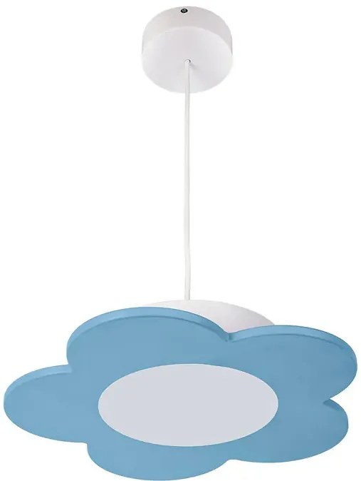 Błękitna lampa wisząca dla dzieci kwiatek - S200 S9-P15