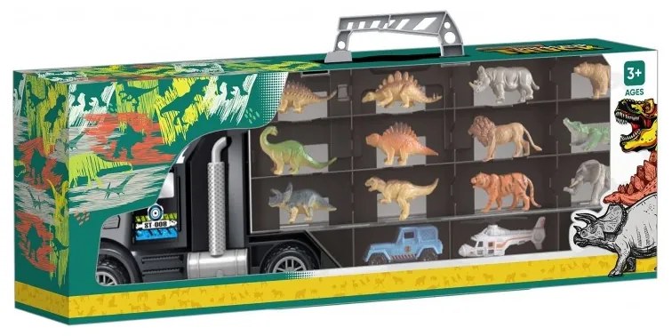 Woopie samochód transporter dinozaury ciężarówka