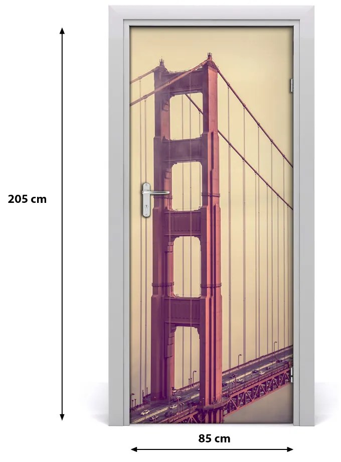 Fototapeta samoprzylepna DRZWI Most San Francisco