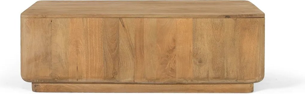 Tabela basów en bois de manguier aux monet arrondis