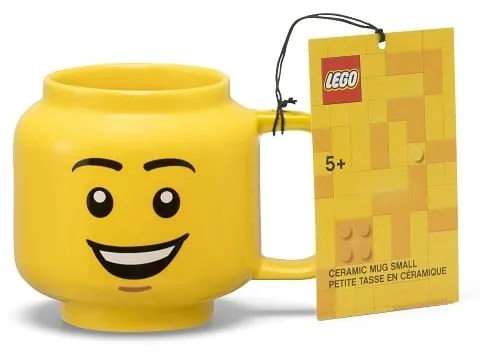 Żółty ceramiczny kubek dla dzieci 255 ml Head – LEGO®